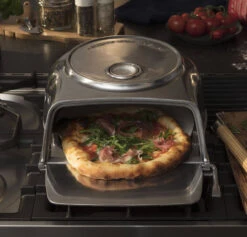 Oldenhof Fernus Stovetop Pizzaoven Rvs -Kook Winkel fernus silver sfeer