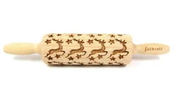 Folkroll Reindeer Stars Junior Deegroller 23 Cm Beukenhout