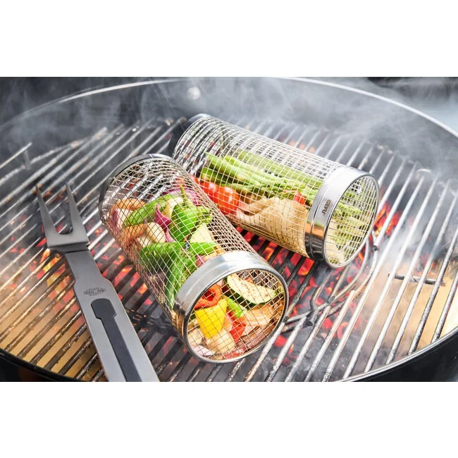 Gefu BBQ Groentemand Rond 2 Gefu BBQ Groentemand Rond - Afbeelding 2