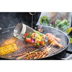 Gefu BBQ Groentemand Rond 7 Gefu BBQ Groentemand Rond -Kook Winkel gefu bbq groentemand rond 2