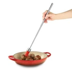 I Genietti Telescopische Barbecue-invetkwast Rvs Oranje -Kook Winkel gen62 pennello grill a u