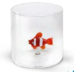 Oldenhof Glazen Beker Met Clownvis 250 Ml