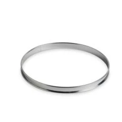 Gobel Lage Open Taartring Met Rolranden ø 28 Cm Rvs