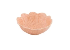 Bordallo Flora Schaal 495 Ml Aardewerk Roze