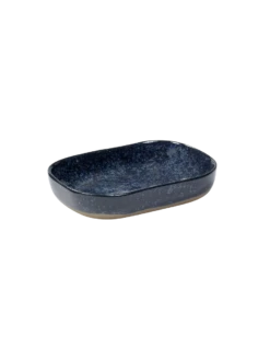 Serax Merci Diep Bord Rechthoekig No 7 M Zandsteen 14,5 X 10,5 X 3 Cm Grijsblauw