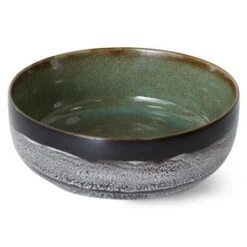HK Living ACE7281 Rock On Salad Bowl ø 25 Cm Aardewerk