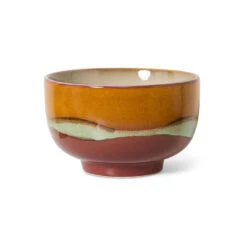 HK Living 70's KST0108 Clay Noodle Bowl ø 13,5 Cm Aardewerk