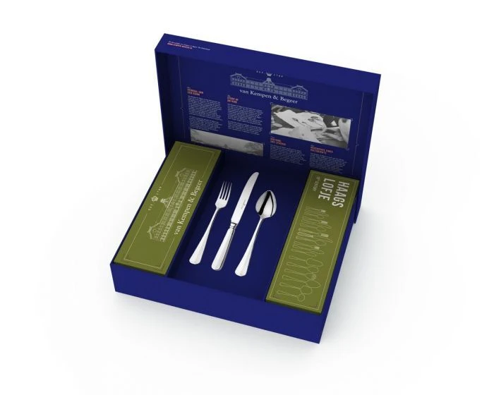 Van Kempen & Begeer Haags Lofje Aanvulset Rvs 18-delig 1 Van Kempen & Begeer Haags Lofje Aanvulset Rvs 18-delig