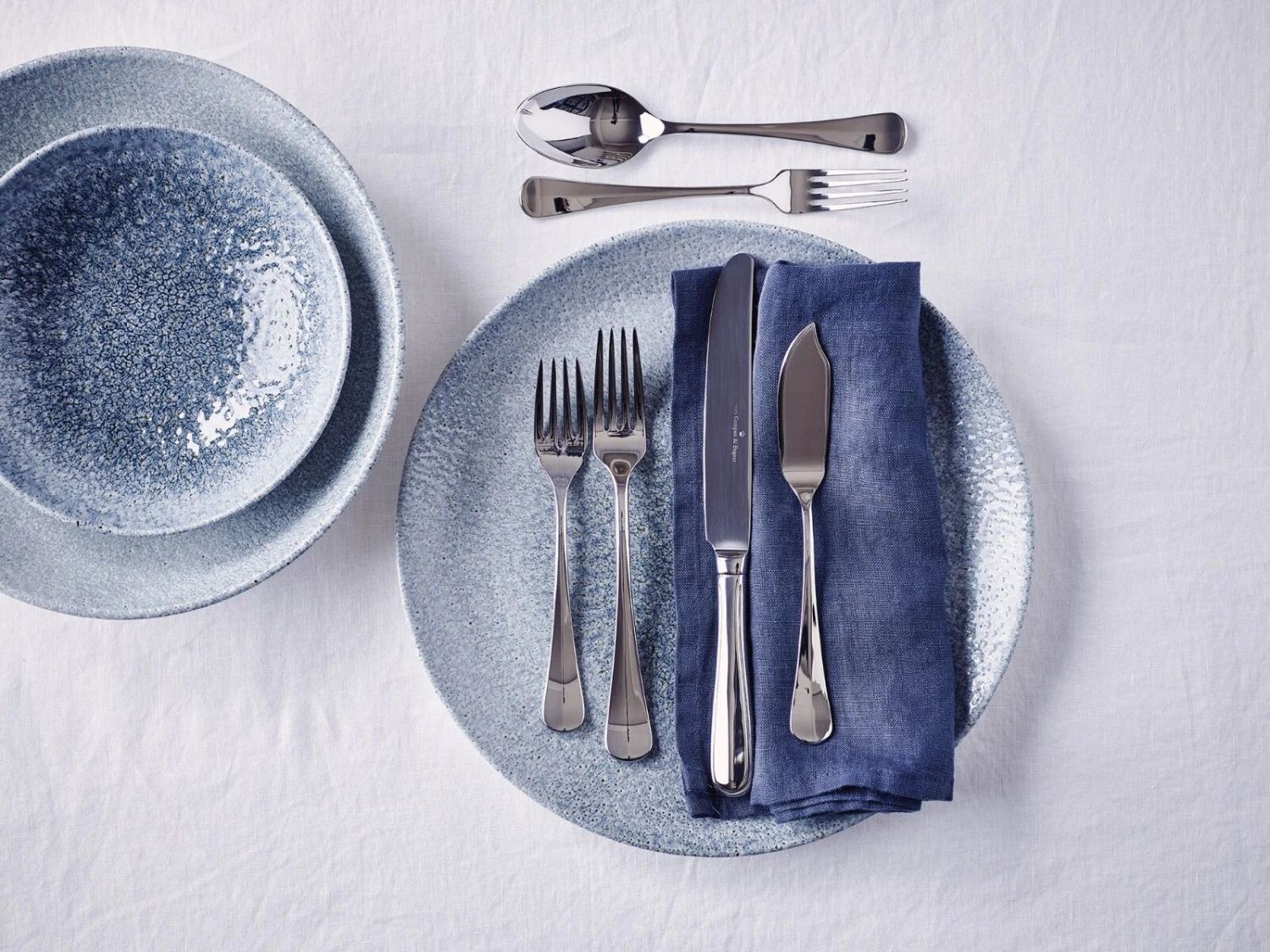 Van Kempen & Begeer Hollands Glad Bestekcassette Rvs 3-delig 3 Van Kempen & Begeer Hollands Glad Bestekcassette Rvs 3-delig - Afbeelding 3