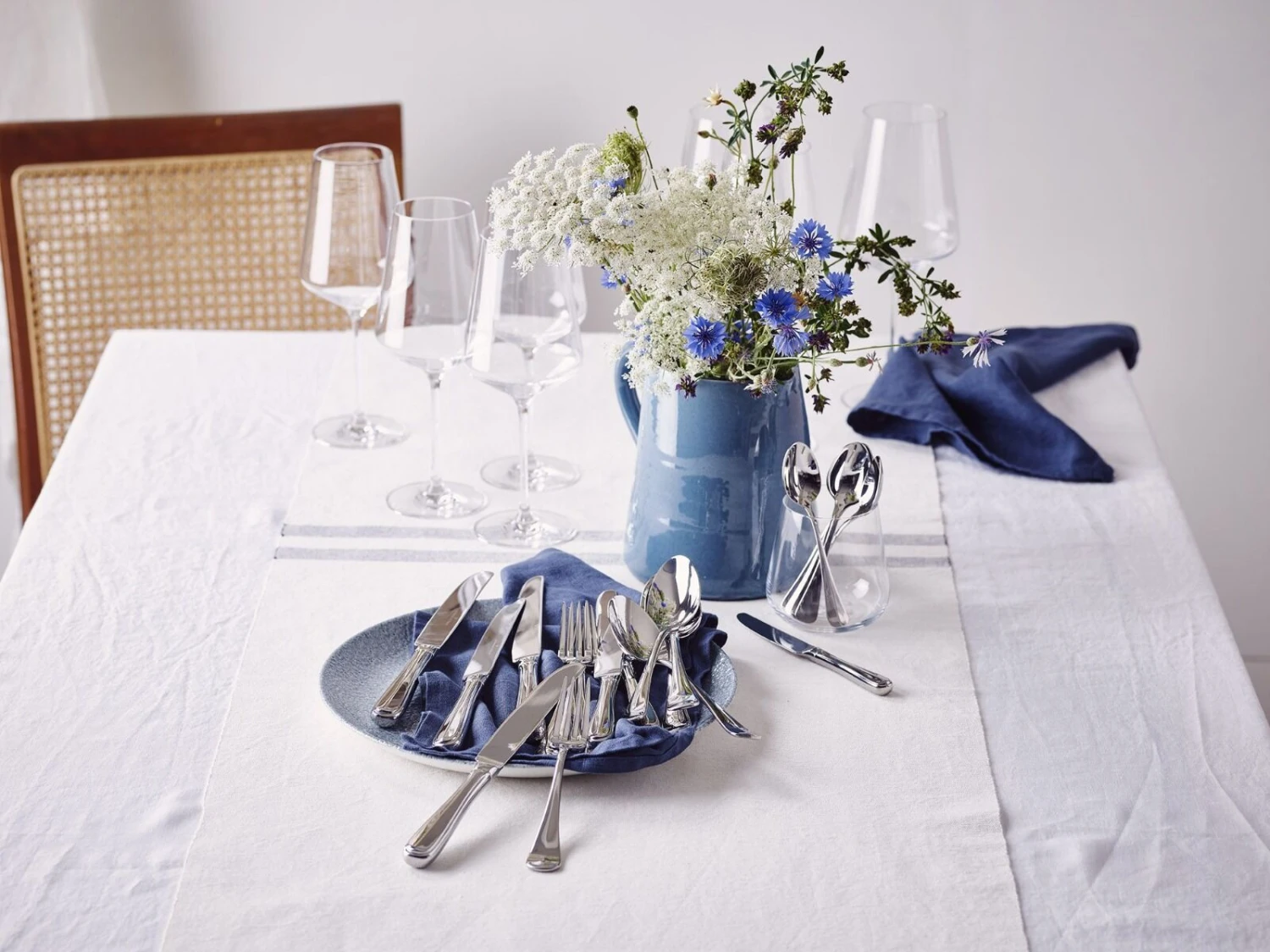 Van Kempen & Begeer Hollands Glad Bestekcassette Rvs 3-delig 2 Van Kempen & Begeer Hollands Glad Bestekcassette Rvs 3-delig - Afbeelding 2