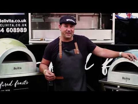 Delivita Houtgestookte Oven 65 X 59 X 39 Cm Chili Red 2 Delivita Houtgestookte Oven 65 X 59 X 39 Cm Chili Red - Afbeelding 2