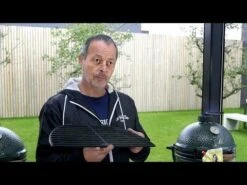 Big Green Egg Half Moon Rooster Voor Extra Large Gietijzer Zwart