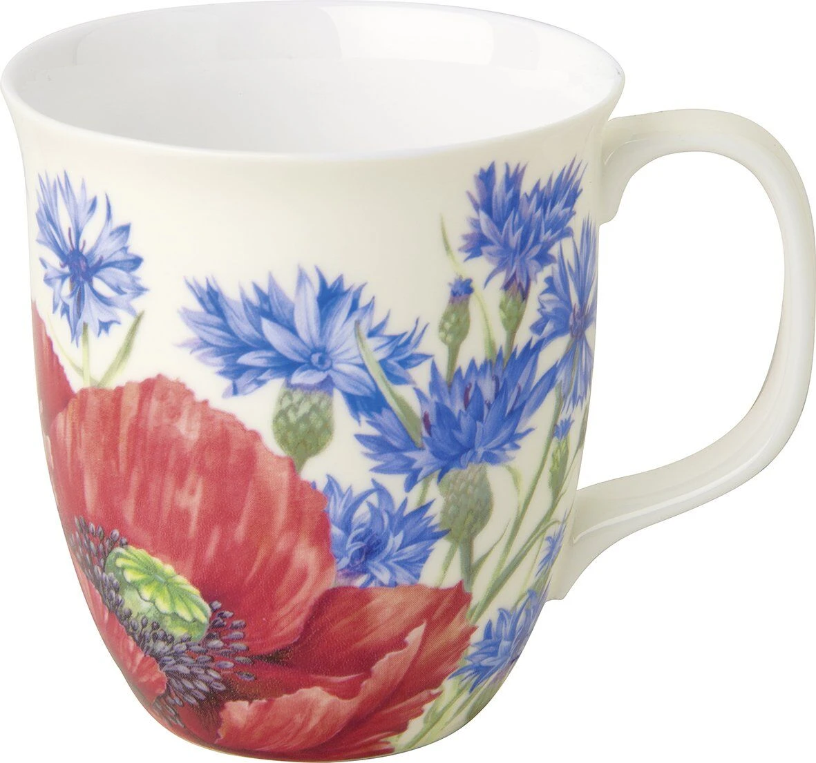 Ihr Poppy And Cornflowers Beker 375 Ml Porselein Cream 1 Ihr Poppy And Cornflowers Beker 375 Ml Porselein Cream