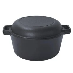 Oldenhof Dutch Oven Braadpan ø 26 Cm Ongeëmailleerd Gietijzer