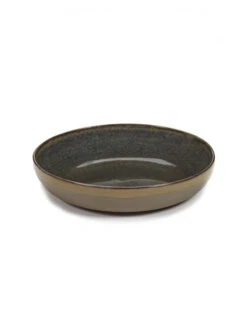 Serax Surface By Sergio Herman Serveerschaal S ø 27 Cm H 5 Cm Aardewerk Indi Grey