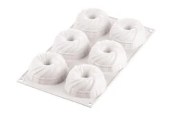 Silikomart 3D Mini Intreccio Bakvorm ø 7,5 Cm Silicone Grijs