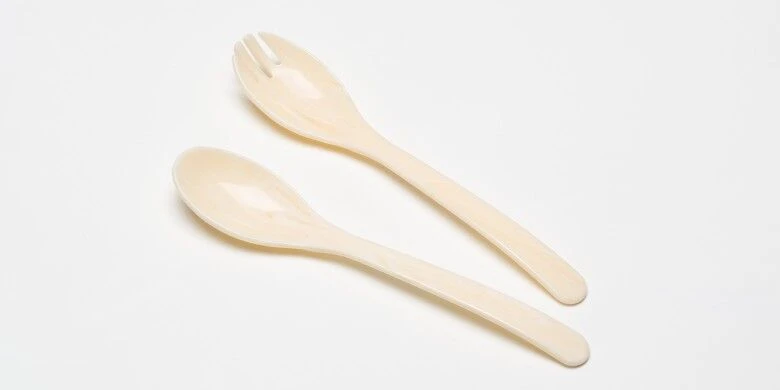 G. F. Heim Söhne Saladecouvert 29,5 Cm Kunststof Ivoor 1 G. F. Heim Söhne Saladecouvert 29,5 Cm Kunststof Ivoor