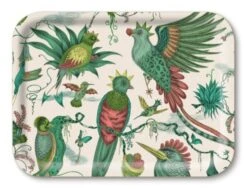 Jamida Papegaai Dienblad 27 X 20 Cm Hout