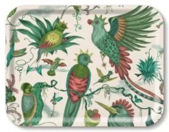 Jamida Papegaai Dienblad 43 X 33 Cm Hout