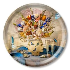 Jamida The Philosopher's Study Dienblad ø 31 Cm Hout