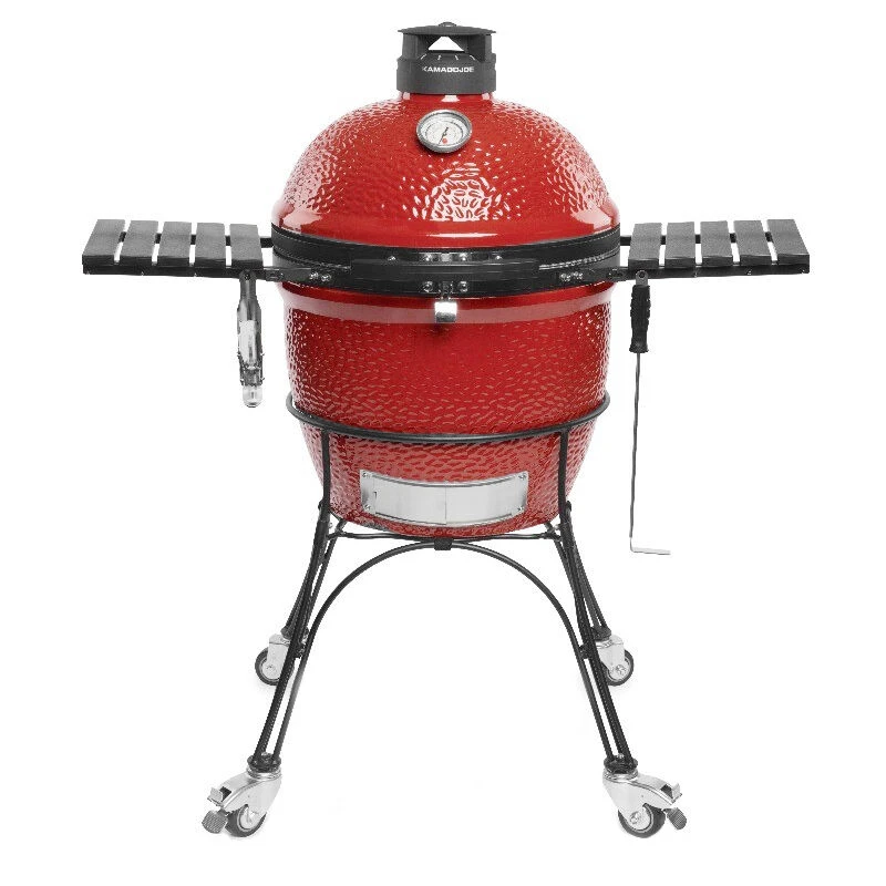 Kamado Joe Classic II Barbecue Keramiek Rood 1 Kamado Joe Classic II Barbecue Keramiek Rood