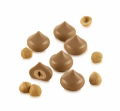 Silikomart 3D EasyChoc Kiss Bonbonvorm Silicone Bruin -Kook Winkel kiss2