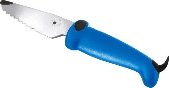 Kuhn Rikon Kindermes Kartel Hond Rvs Blauw 1 Kuhn Rikon Kindermes Kartel Hond Rvs Blauw