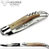 Laguiole En Aubrac Klapmes Met Kurkentrekker 12 Cm Solid