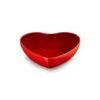 Le Creuset Serveerschaal Hart 2,9 Liter Aardewerk Kersrood