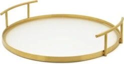 Leopold Arinto Dienblad ø 37 Cm Glas Rvs