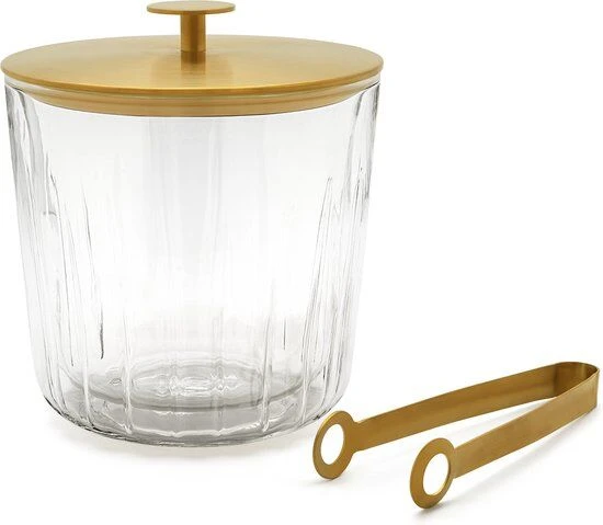 Leopold Arinto Ijsemmer Met Tang 1 Liter Rvs Glas 1 Leopold Arinto Ijsemmer Met Tang 1 Liter Rvs Glas