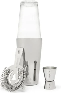 Leopold Boston Shaker Set Rvs 4-delig