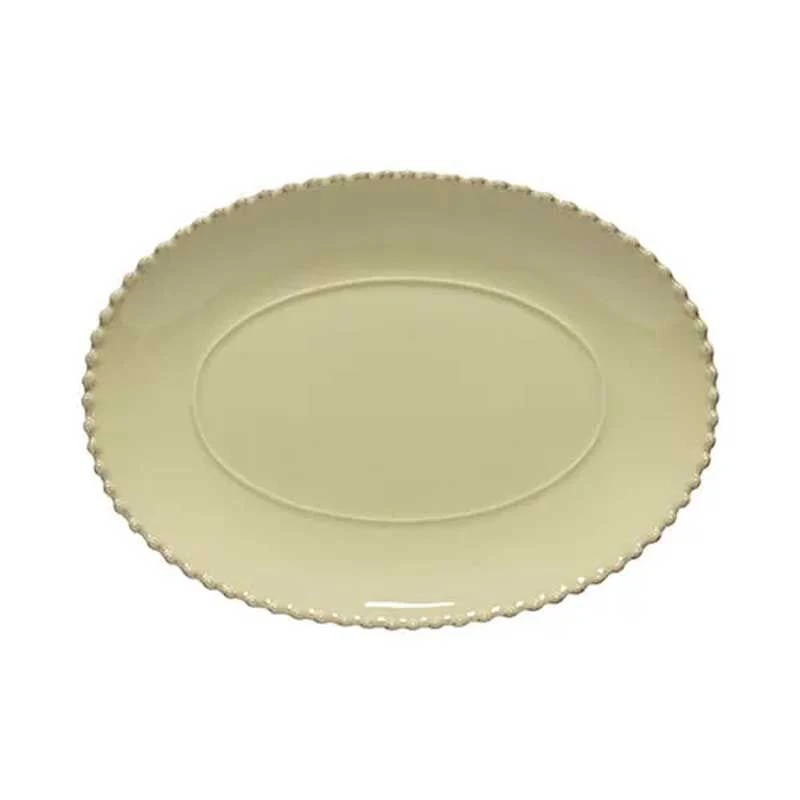 Costa Nova Pearl Ovale Schaal ø 33 Cm Aardewerk Lilly Green 1 Costa Nova Pearl Ovale Schaal ø 33 Cm Aardewerk Lilly Green