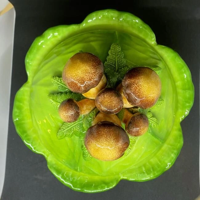 Oldenhof Cantharellen Kom Met Deksel Groot Aardewerk 2 Oldenhof Cantharellen Kom Met Deksel Groot Aardewerk - Afbeelding 2