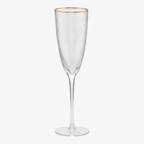 Oldenhof Champagneglas Met Gouden Rand 260 Ml Glas 1 Oldenhof Champagneglas Met Gouden Rand 260 Ml Glas