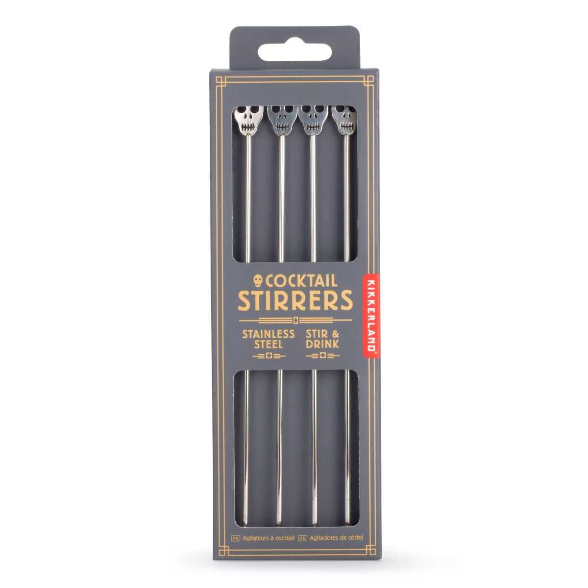 Oldenhof Cocktail Roerstaafjes Skull Rvs 3 Oldenhof Cocktail Roerstaafjes Skull Rvs - Afbeelding 3
