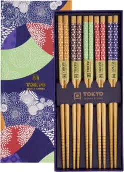 Oldenhof Eetstokjes Circle Multi 22,5 Cm 5 Stuks