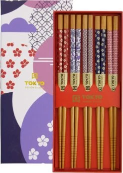 Oldenhof Eetstokjes Flower Circle 22,5 Cm 5 Stuks