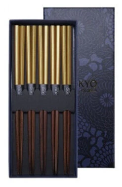 Oldenhof Eetstokjes Gold 5 Stuks