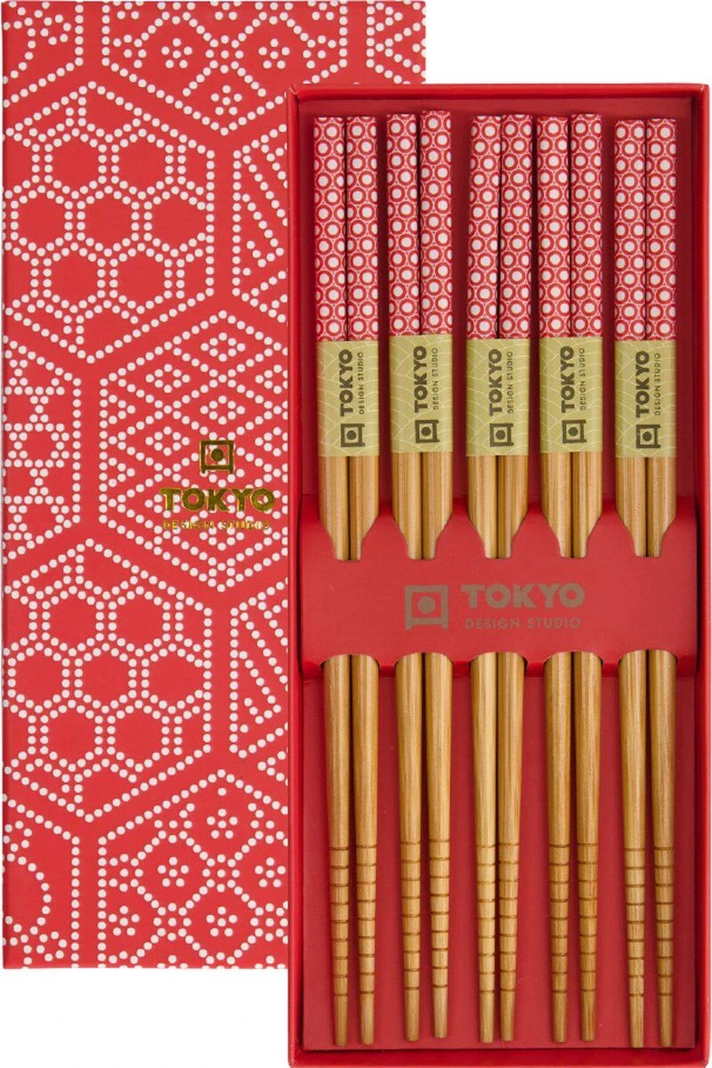 Oldenhof Eetstokjes Red Multi 22,5 Cm 5 Stuks 1 Oldenhof Eetstokjes Red Multi 22,5 Cm 5 Stuks