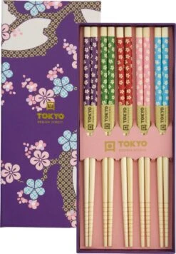 Oldenhof Eetstokjes Sakura Dark Blue 22,5 Cm 5 Stuks