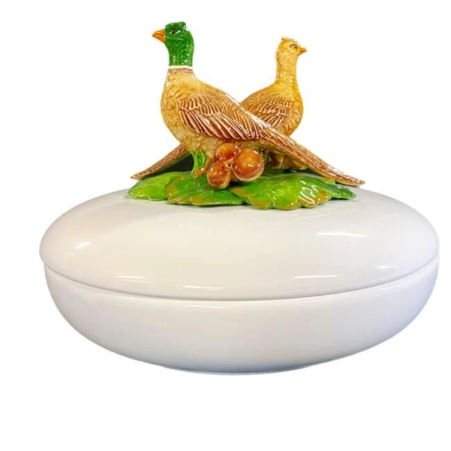 Oldenhof Fazant Kom Met Deksel Groot Aardewerk 1 Oldenhof Fazant Kom Met Deksel Groot Aardewerk