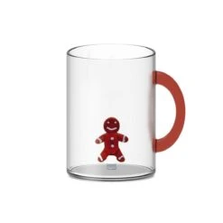 Oldenhof Glazen Mok Met Gingerbreadman 420 Ml
