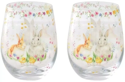 Oldenhof Happy Easter Drinkglas 500 Ml Glas 2 Stuks 1 Oldenhof Happy Easter Drinkglas 500 Ml Glas 2 Stuks