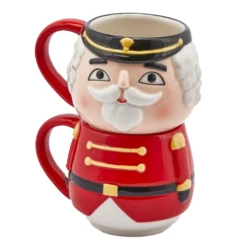 Oldenhof Notenkraker Stapelbeker Aardewerk 2-delig