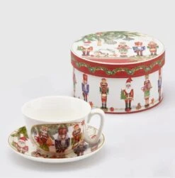 Oldenhof Nutcracker Koffiekop Met Schotel Porselein