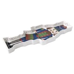 Oldenhof Nutcracker Serveerbord Notenkraker 36,5 Cm Porselein
