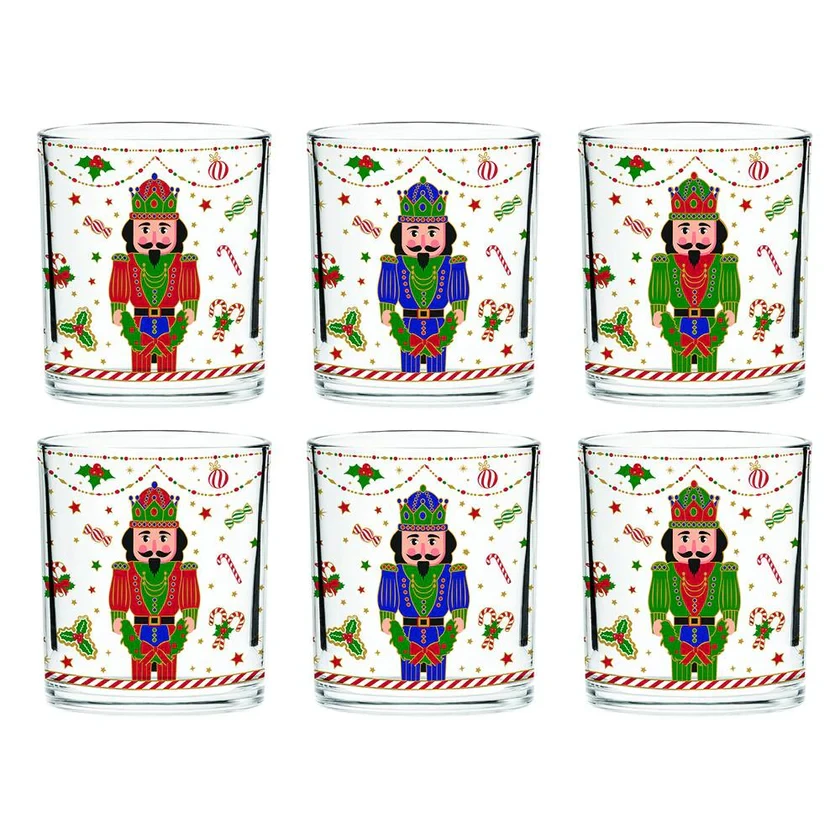 Oldenhof Nutcracker Twist Glas 250 Ml Glas 6 Stuks 1 Oldenhof Nutcracker Twist Glas 250 Ml Glas 6 Stuks