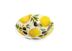 Oldenhof Organische Schaal Met Citroenen En Olijven ø 25 Cm