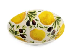 Oldenhof Organische Schaal Met Citroenen En Olijven ø 32 Cm